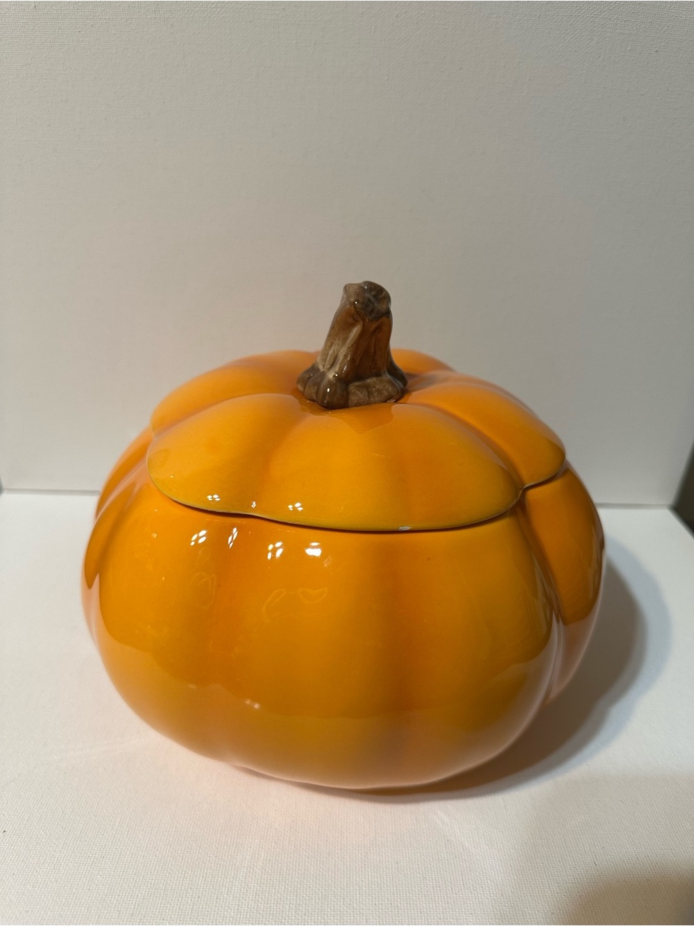 teleflora® Ceramic Pumpkin Cookie Candy Jar with Lid